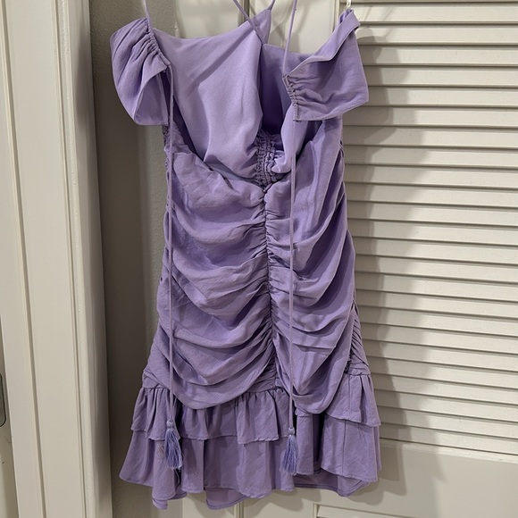 DO + BE PURPLE MINI DRESS - Picture 2 of 2